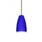 Besa Lighting Riva 9 Cord Pendant, Cobalt Blue Matte, Satin Nickel Finish, 1x9W LED 1TT-1511CM-LED-SN - alternate 1